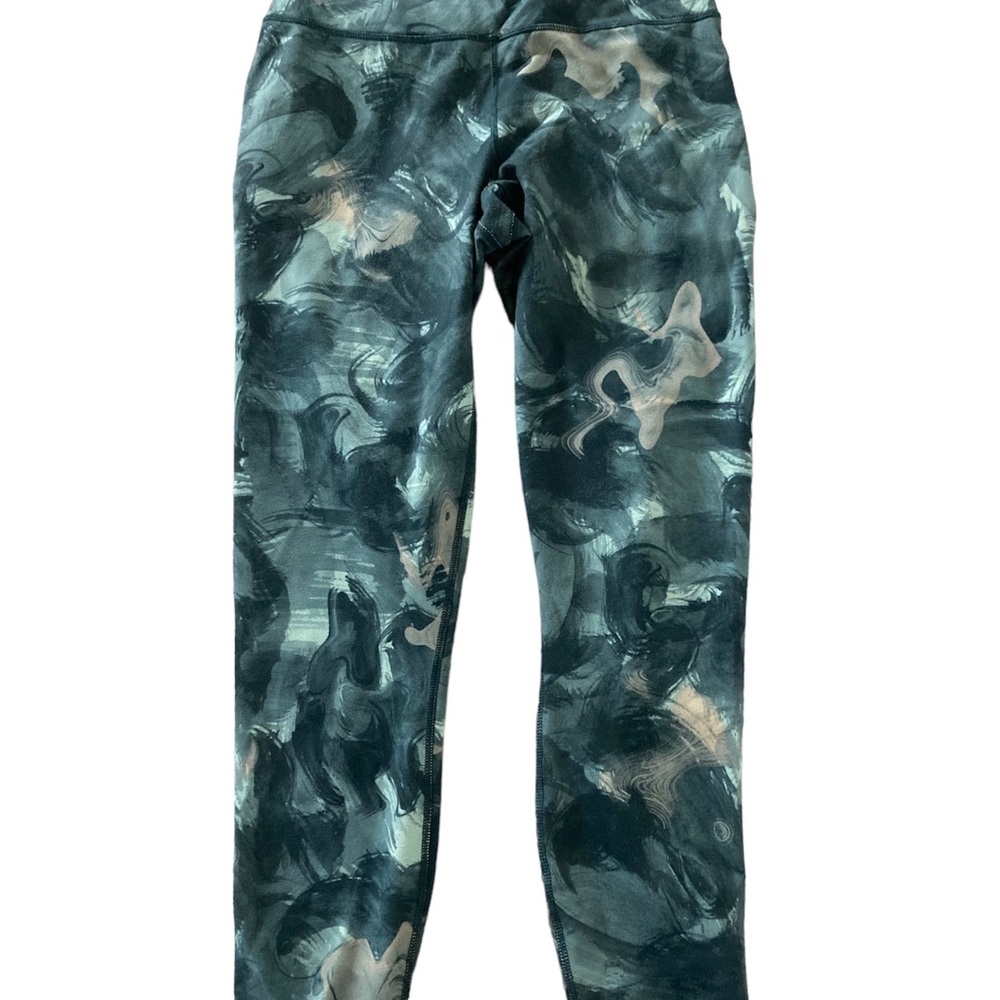 Fabletics legging women’s medium **no size tag** turquoise swirl